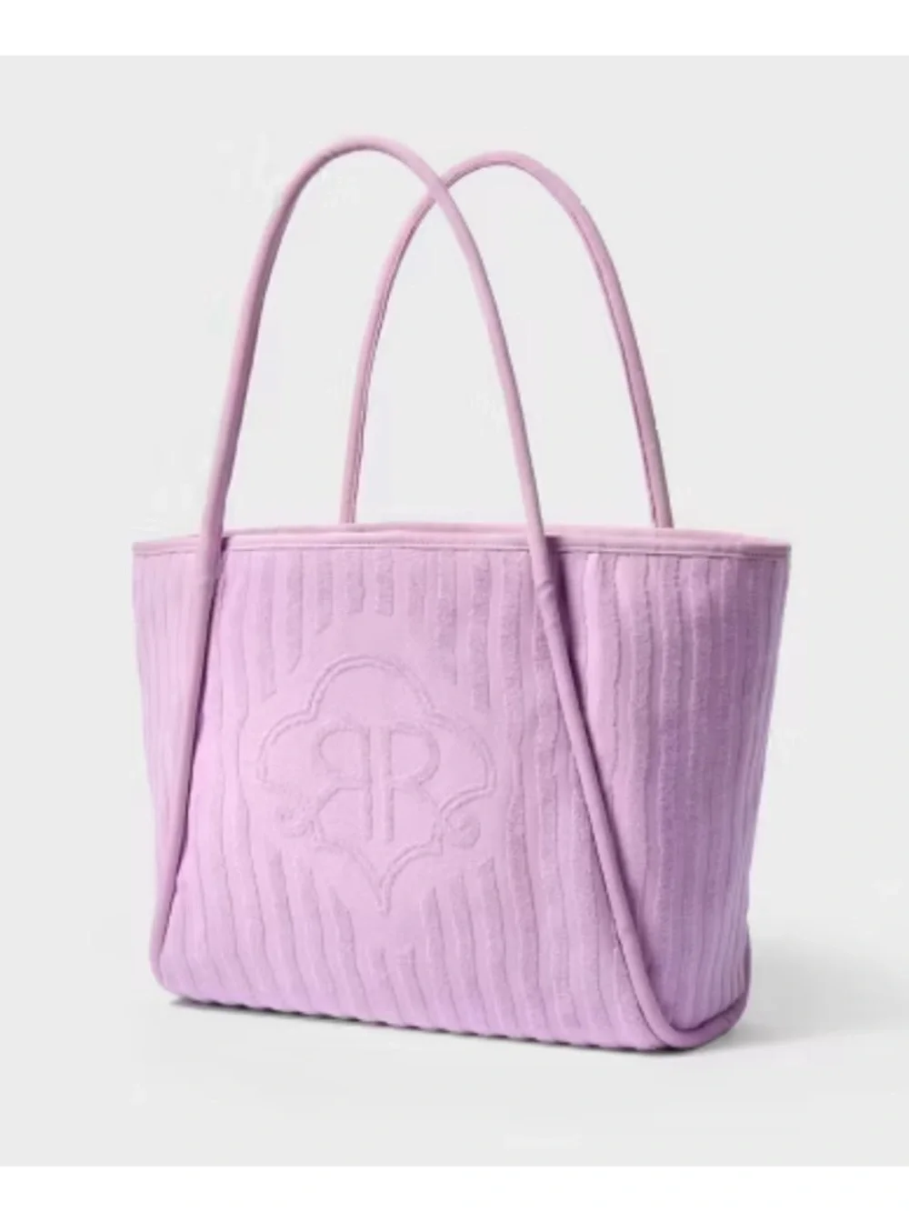 Roller Rabbit Lilac Quilted Logo Tote